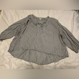 A New Day Striped Blouse (L)